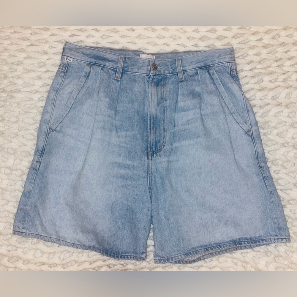 Citizens Of Humanity Mitzy Light Blue Denim Jean Shorts